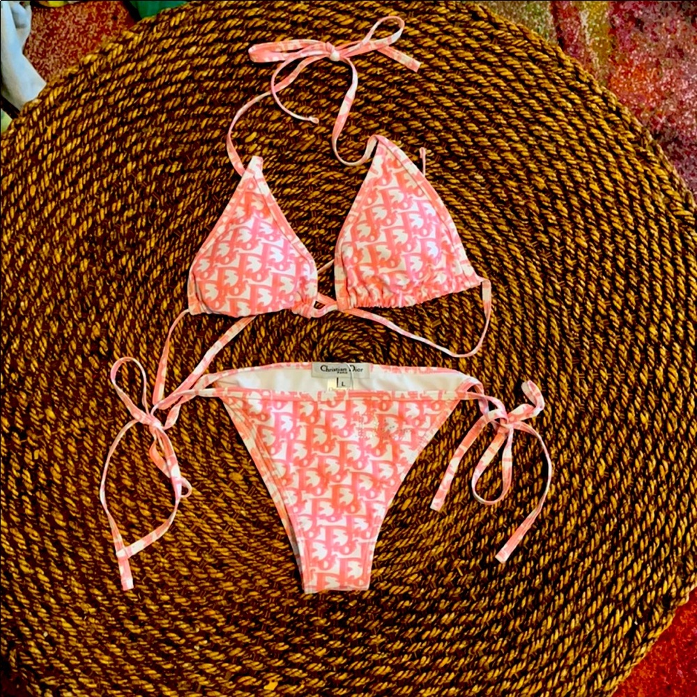 Dior two piece swim suit